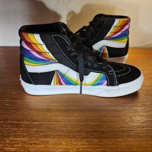 VANS SK8 Hi Multicolor Rainbow Suede Skate Sneaker Men (4.0)/ Women (5.5)